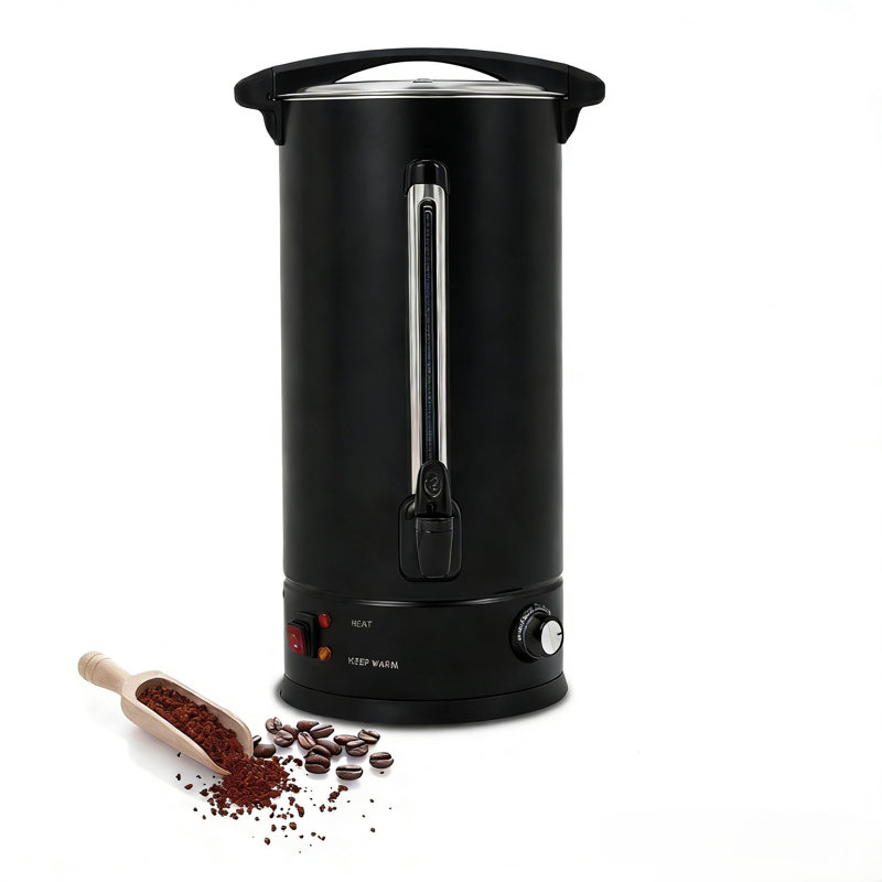 Percolateur et distributeur d'eau chaude à double paroi en acier inoxydable 16L