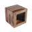 Solid Wood Floor Shelf End Table with Storage