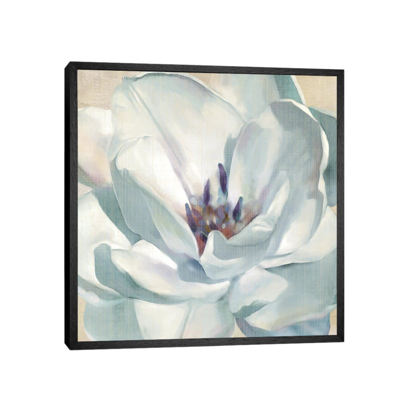 Iridescent Bloom II 1 Piece Wall Art on Canvas, 45.72 cm H x 45.72 cm W, Black Framed Canvas