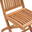 Chaise de patio en teck avec coussins-1766684012