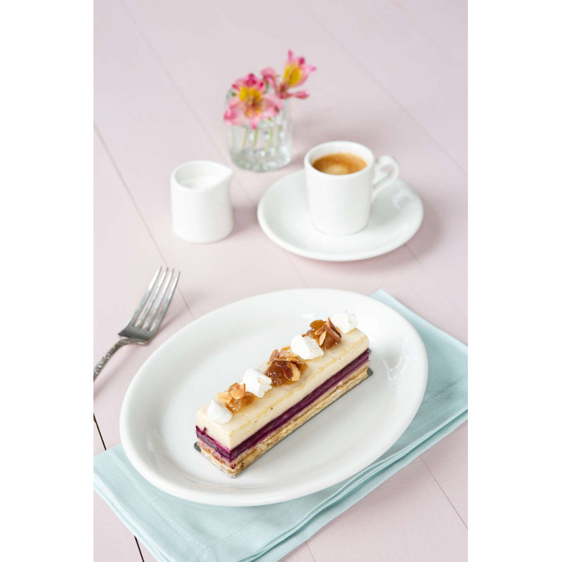 Ensemble de 12 assiettes en porcelaine de porcelaine commerciale allant au lave-vaisselle 10,5 po