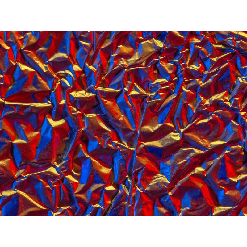 Aluminium Foil Print by Philippe Monthoux, Wrapped Canvas, 24" H x 32" W