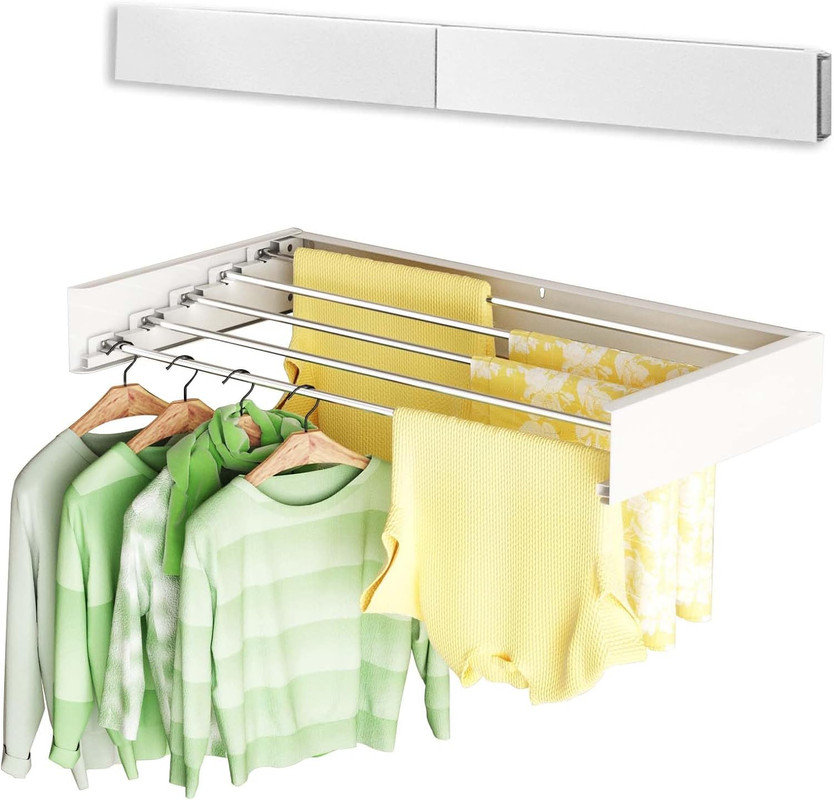 Novond Clothes Drying Rack Wall Mounted - Wayfair Canada