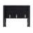 Queen Size Upholstered Headboard With Transitional Button Tufting, Double Nailhead Trim, Navy, Adjustable Black Metal Legs, Wood Frame For Queen, Decor, Navy , Tool Included