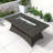 Arayeli Rectangle Aluminum Propane Smokeless Fire Pit Table with Hidden Fuel Tank-281721824