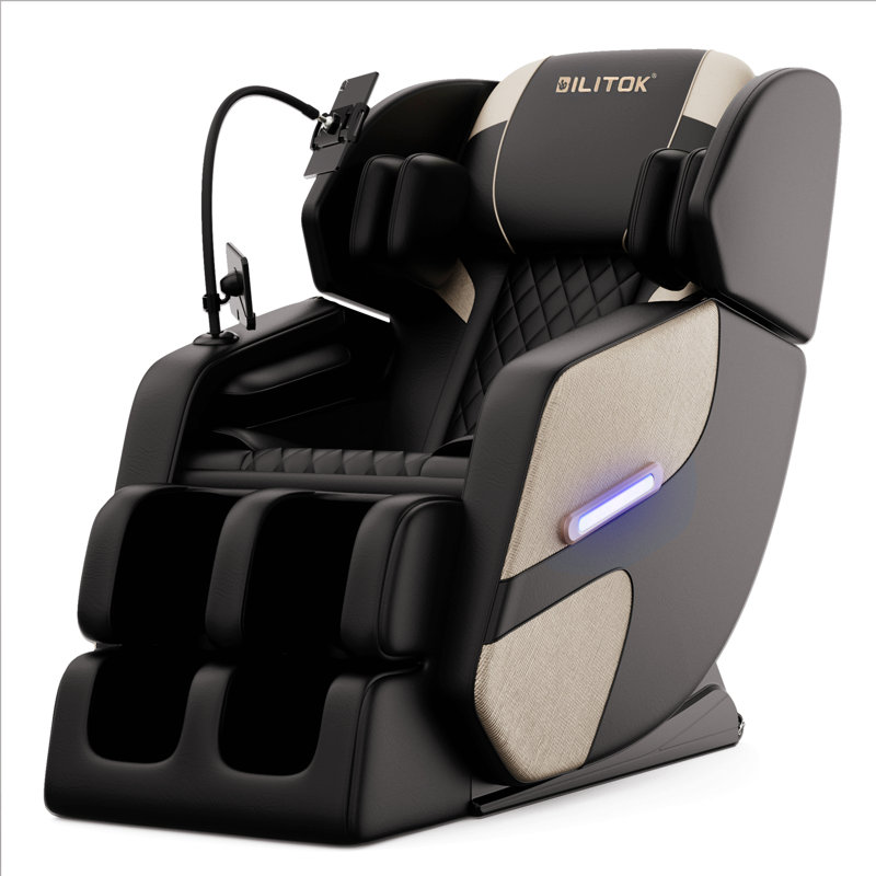 Fauteuil de massage inclinable sans gravité avec pression d'air corporelle complète