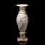 Paire de vases en bande onyx 1