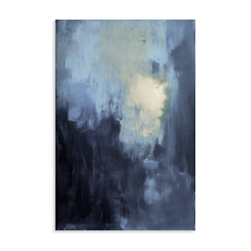  Art mural moderne sur toile abstraite masculine par Gina Kelly, H 24 po x l 16 po