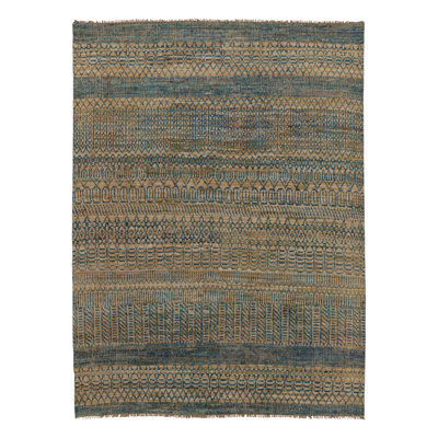 Modern One-of-a-Kind 8'0X10'2 Hand Knotted Area Rug