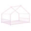 Lit double pleine grandeur en métal, rose-960723843-960723842