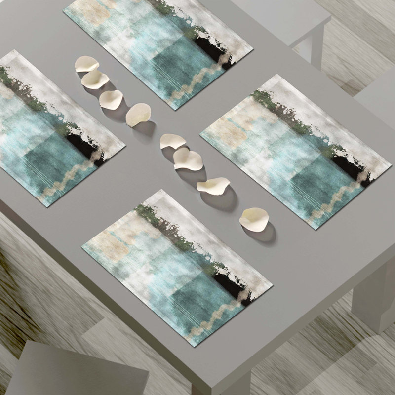 Napperon abstrait en polyester