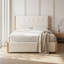  Grand lit plateforme en bois massif avec tiroirs de rangement Lunara Vault Upholstery