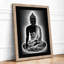 Meditative Buddha Japandi - Framed Print-1749503112-1749503118