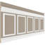 Ashford Square Panel Traditional Wainscot Panelling Kit-90470894