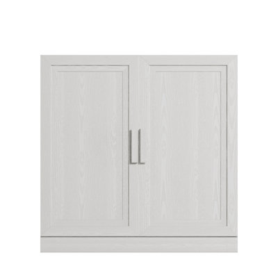 Solid Wood Accent Storage Cabinet