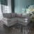 100 % polyester gris clair
