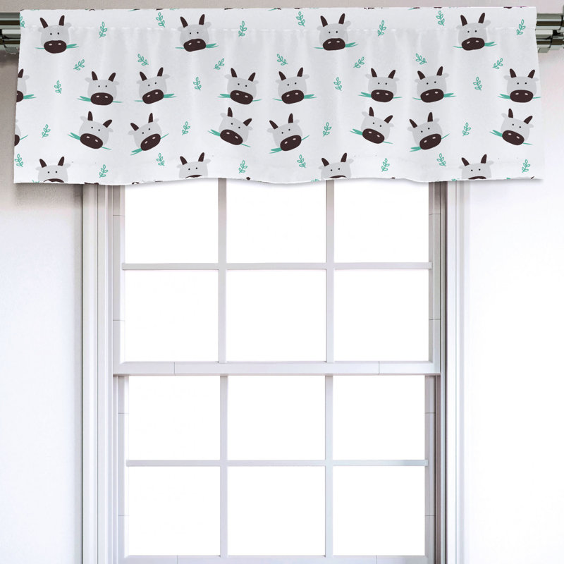 Sateen Ruffled Window Valance