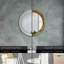 Huldar Glass Flat Wall Mirror