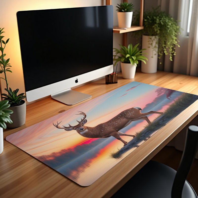 Polyester Desk Pad, 31.5x15.5