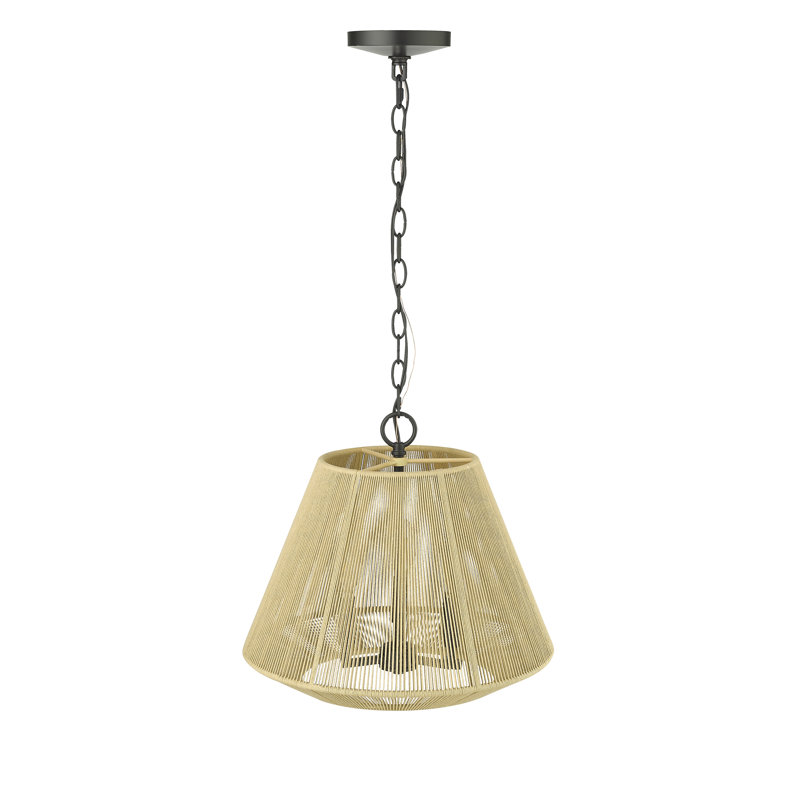 Kamekia 3 - Light Unique/Statement Pendant, Matte Black