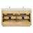 Porto 60'' Free Standing Double Bathroom Vanity with Quartz Top-1880619359-1880579335