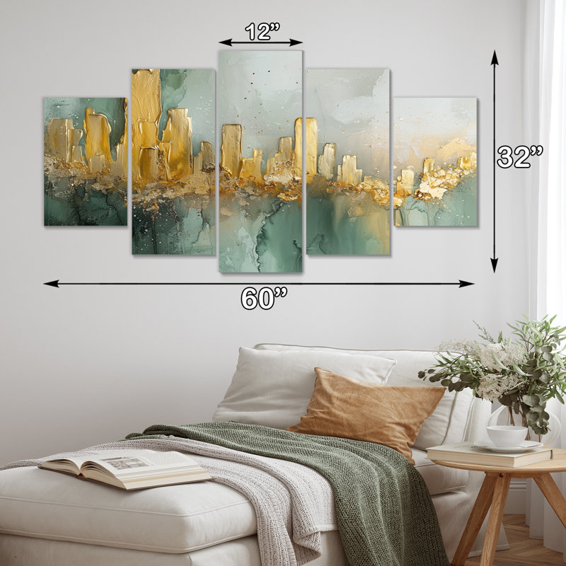 Céladon - reproduction d'art abstrait - art mural moderne