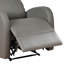 Fauteuil inclinable électrique SEAN - Détente après le travail et sieste, pour étude / détente à domicile, commande à bouton-poussoir et port USB, revêtement en cuir durable infusé