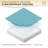 Aoodor Outdoor 3" Chaise Lounge Seat Cushion with Ties Set of 2-740249303