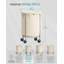 Stevie 71 cm H x 50 cm W Rolling Laundry Hamper-252972825