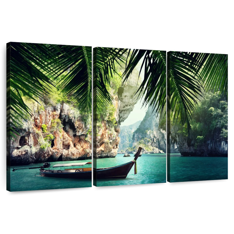 Gillard Tropical Krabi Boat, 48" H x 74" W