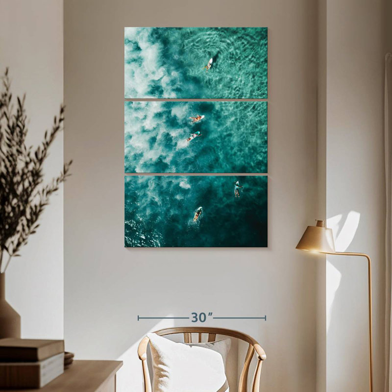 Senne Before A Wave, 65" H x 42" W