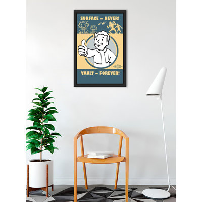 Vault Forever Framed Art Poster - 24 x 36 Inch - Engineered Wood Frame with Plexi Glass