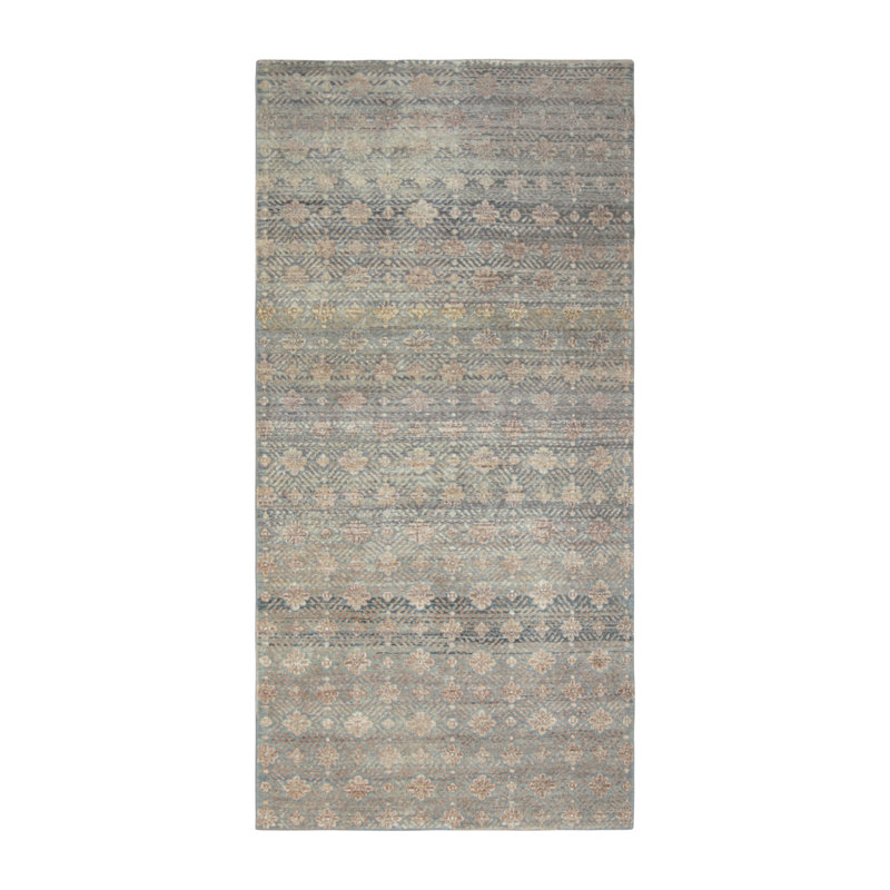 One-of-a-Kind 2'10x6' Hand Knotted Area Rug
