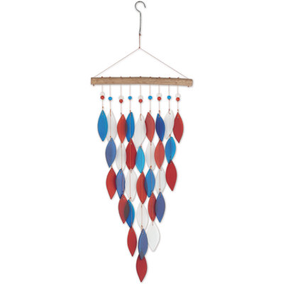 Patriotic Arrow Falls Wind Chimes - 28 inch - E8C4D556DBFF404A8680749A24CB9214