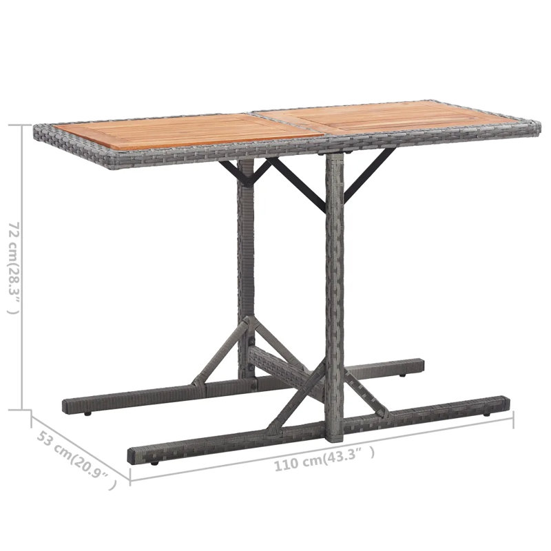Bridie Rattan Dining Table