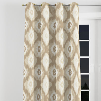 Rideaux en velours Modern - beige avec œillets Baljiwan - 1 panneau