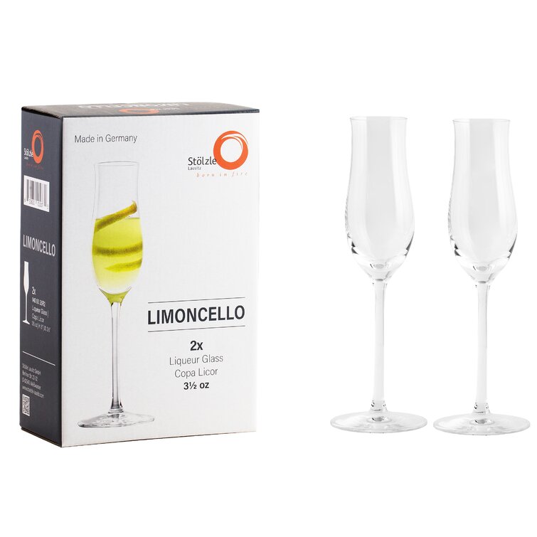 3.5oz Limoncello Glasses - Set of 2 | Stolzle