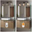 Éclairage pour meuble-lavabo 3 lumières Eppinger