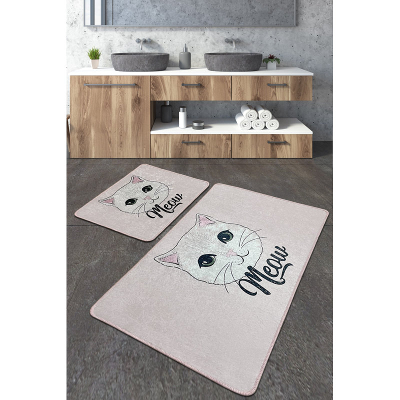 Tapis pour salle de bain Cecili, L 24 po x L 39 po