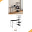Bureau d'ordinateur, bureau personnel, ordinateur portable, tablettes de rangement, L 48 po, bureau-833986470