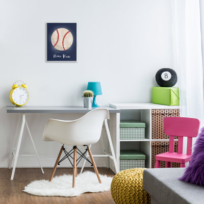 Game On Home Run Wall Plaque, design by Christine Simpson Art