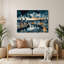 Cities Dublin Ireland Blue Metal Wall Art-1029562971