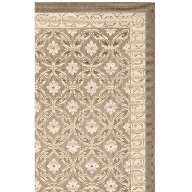 Tapis géométrique Alessa Performance, Rectangle 2 pi 7 po x 5 pi