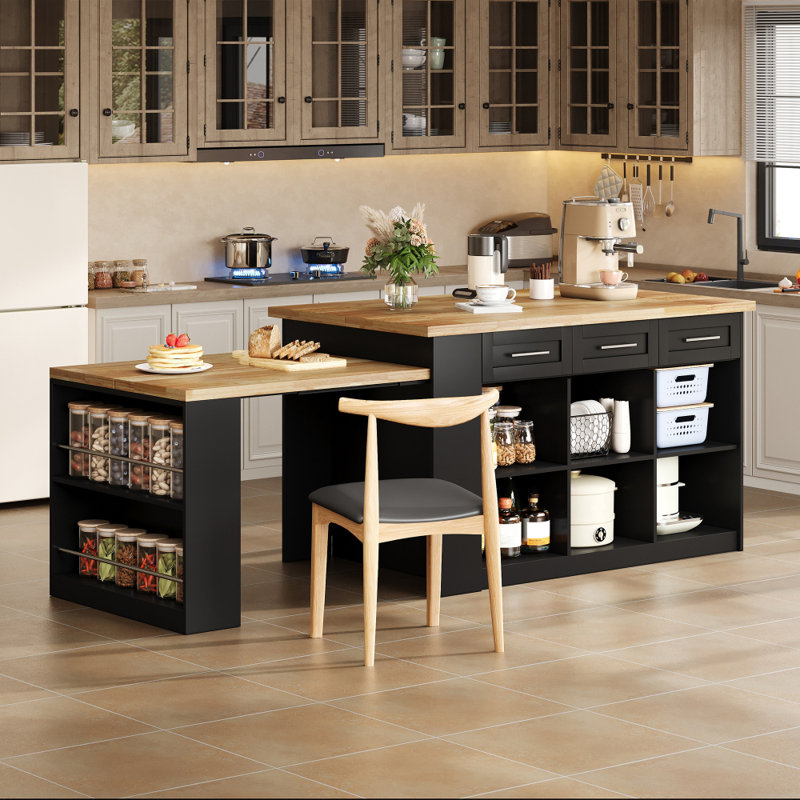 150 cm W Kitchen Island with Top