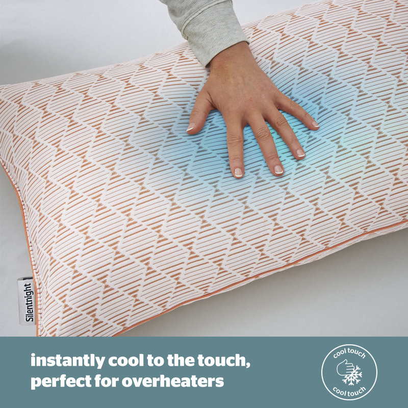 Silentnight Restore Cooling Copper Mattress Topper and Pillow Pair Bundle Set, Double
