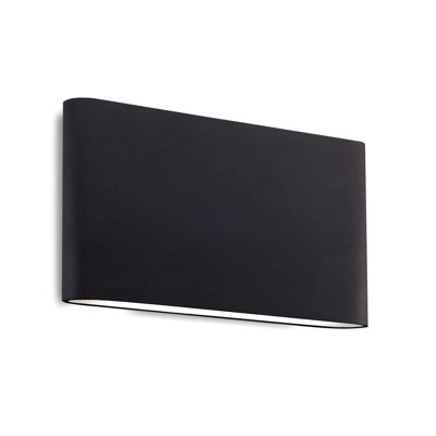 Slate Wall Sconce, LED, Frosted Glass