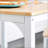 3-Piece Wooden Square Dining Table Set
