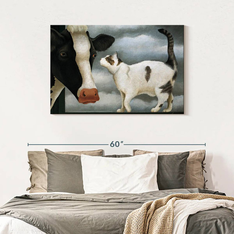 Cat And Cow, 30" H x 45" W