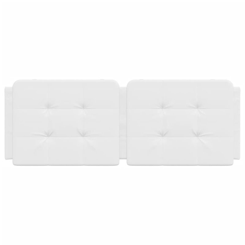 vidaXL Headboard Cushion White, White, Full
