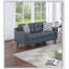 Causeuse moderne avec coussins 2 pièces Blue Grey-509131311